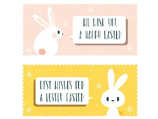 Thiny Bunny - Cute Easter Font