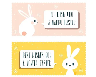 Thiny Bunny - Cute Easter Font