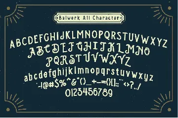 Balwerk - Vintage Serif font