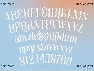 Quagey - Psychedelic Typeface font