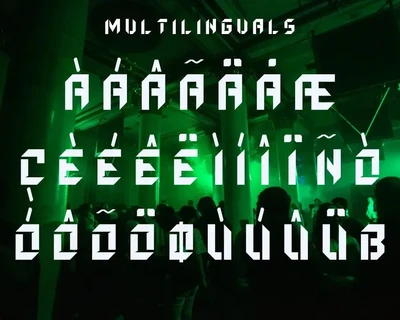 Zenova Xeno - Modern Techno  Font
