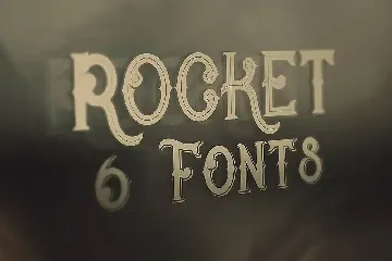 Rocket- Vintage Style Font