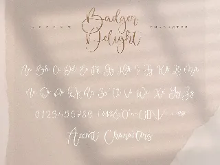 Badger Delight Font