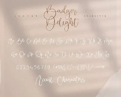 Badger Delight Font