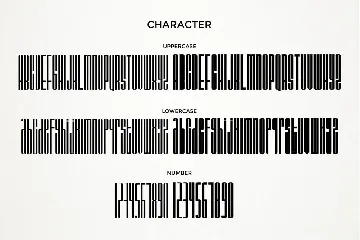 BARSTRIP - Ultra Condensed font