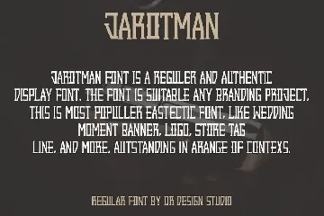 Jarotman - Authentic Font