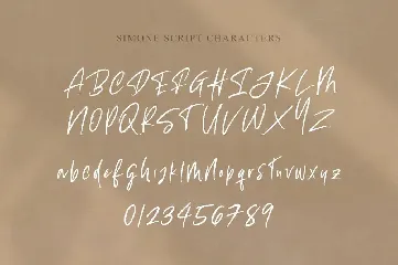 Simone Script Font