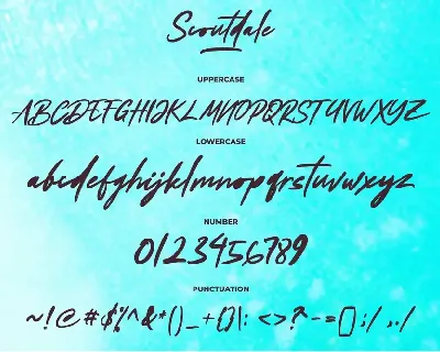 Scoutdale | Handwritten Brush Font