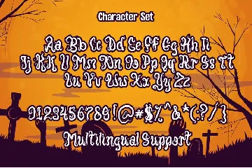 Afterlife Party - Halloween Font