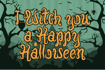 Afterlife Party - Halloween Font