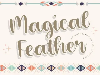 Magical Feather Calligraphy Font